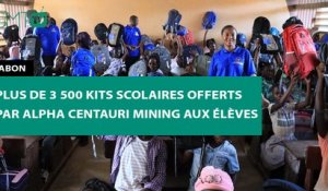 [#Reportage] #Gabon : plus de 3 500 kits scolaires offerts par Alpha Centauri Mining aux élèves