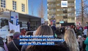 Les Islandaises en grève pour l'égalité salariale
