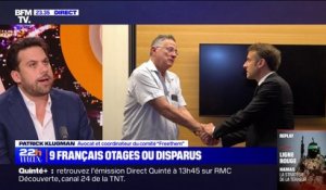 Otages français à Gaza: "Toutes les familles d'otages ont une foi immense dans l'action et la parole de la France", affirme Patrick Klugman (avocat et coordinateur du comité "Freethem")