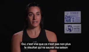 WTA Elite Trophy - Garcia : "Cette victoire ne va pas sauver ma saison"