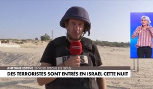 Antoine Estève : «Hier soir une escouade de soldats du Hamas a tenté de s'infiltrer en Israël en passant par la mer»
