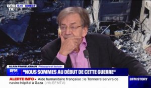 Pour Alain Finkielkraut, "une partie de l'extrême gauche" accompagne "le déchaînement de la nouvelle haine antijuive"