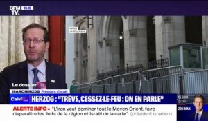 Actes antisémites en France: "Je suis extrêmement préoccupé" affirme Isaac Herzog, président d'Israël