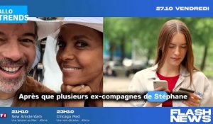 Stéphane Plaza soutenu par Karine Le Marchand dans l'émission L'amour est dans le pré !