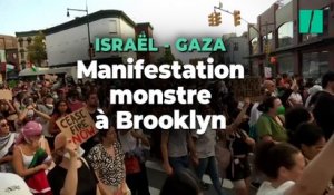 À Brooklyn, une marée humaine contre les bombardements israéliens à Gaza