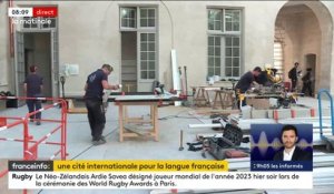 Aisne: Le président de la République Emmanuel Macron inaugure aujourd'hui à Villers-Cotterêts son grand projet culturel, la Cité internationale de la langue française - VIDEO