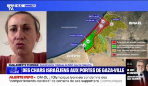 Gaza: "On demande à une population civile de se déplacer d'une zone bombardée vers une autre zone bombardée" affirme Guillemette Thomas, coordinatrice médicale Médecins sans frontières