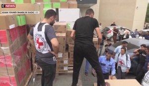 La Croix-Rouge apporte de l'aide au sud de la bande de Gaza