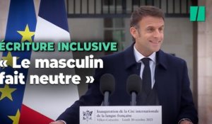 Macron s'est positionné sur l’écriture inclusive