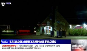Tempête Ciaran: deux campings évacués dans le Calvados