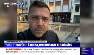 Tempête Ciaran: "La nuit a été très compliquée, sous les coups de 3h du matin, c'était apocalyptique" affirme Yohann Nédélec, adjoint au maire de Brest