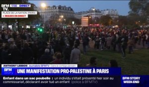 Plusieurs milliers de personnes réunies en soutien au peuple palestinien à Paris