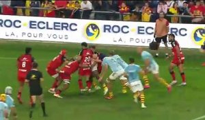 TOP 14 - Essai de Lucas VELARTE (USAP) - USA Perpignan - RC Toulon - Saison 2023-2024