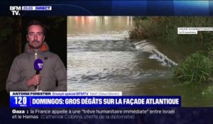 Tempête Domingos: des dégâts importants sur la façade atlantique