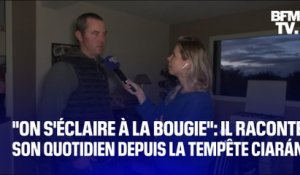 "On s'éclaire à la bougie": ce maraîcher des Côtes-d'Armor raconte son quotidien depuis la tempête Ciarán