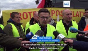 Des routiers polonais bloquent trois postes-frontières avec l'Ukraine