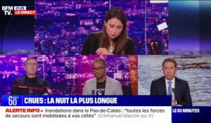 Crues dans le Pas-de-Calais: Emmanuel Macron assure que "toutes les forces de secours sont mobilisées" aux côtés des habitants qui subissent "l'épreuve des intempéries"