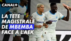 La tête plongeante de Mbemba pour l'ouverture du score de Marseillle