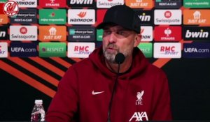 Klopp pas content lors de sa conférence d’après-match par le bruit des Toulousains