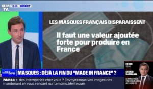 Masques: les usines françaises en difficulté