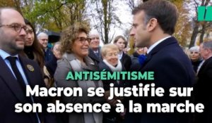 Macron interpellé par l’arrière-petite-fille de Dreyfus sur la marche contre l'antisémitisme
