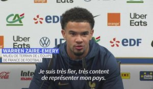Football: "Je donnerai tout pour la France", affirme Zaïre-Emery