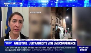Lyon: la préfète déléguée Juliette Bossat-Trignat fait le point après l'attaque de membres de l'ultra-droite lors d'une conférence sur la Palestine