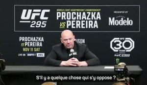 UFC 295 - Dana White s'énerve contre un journaliste