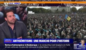 Marche contre l'antisémitisme: "Le président de la République, incontestablement, a manqué", affirme Patrick Klugman