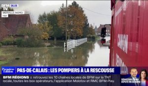 Au cœur des inondations dans le Pas-de-Calais avec les pompiers du département
