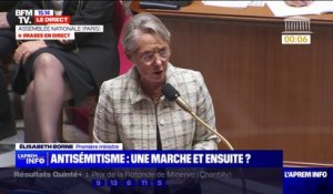 Marche contre l'antisémitisme: "La France a été au rendez-vous" affirme Élisabeth Borne