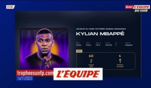 Mbappé (PSG) meilleur joueur du mois d'octobre - Foot - L1 - UNFP