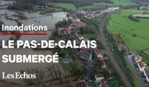 Les images impressionnantes des inondations dans le Pas de Calais