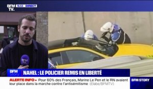 Mort de Nahel: le policier auteur du tir, remis en liberté sous contrôle judiciaire, aura l'interdiction de détenir une arme, de s'entretenir avec les parties civiles et de se rendre à Nanterre