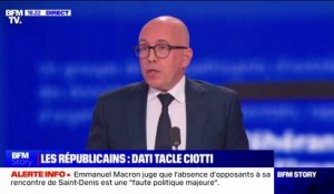 Projet de loi immigration: Éric Ciotti (président des Républicains) "salue les amendements du Sénat" mais reste "gêné" par "l'article sur les régularisations"