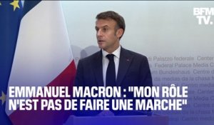 Emmanuel Macron, sur son absence à la marche contre l'antisémitisme: "Mon rôle n'est pas de faire une marche"