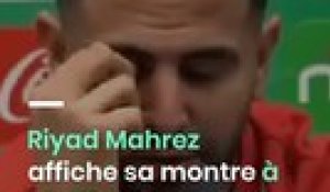 Riyad Mahrez affiche sa montre à 1 milliard