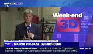 Bombardements israéliens à Gaza: "C'est essentiel que nous soyons mobilisés pour faire cesser cette pluie de bombes sur des innocents", affirme Fabien Roussel