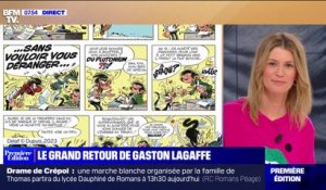 La célèbre bande-dessinée "Gaston Lagaffe" fait son grand retour en librairie