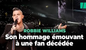 Robbie Williams dédie « Angels » à une fan décédée lors de son concert à Sydney