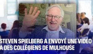 Steven Spielberg a envoyé une vidéo à des collégiens de Mulhouse pour les féliciter pour leur court-métrage