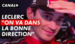 Charles Leclerc : "On va dans la bonne direction"