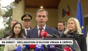 Olivier Véran : «Si je suis à Crépol, c’est pour présenter mes condoléances au nom de l’Etat à la famille de Thomas Perotto»