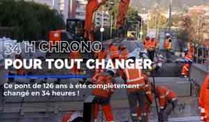 Ce pont de 126 ans a été changé en 34h chrono