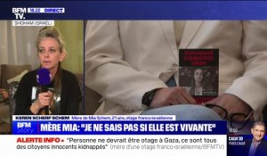 "Il faut tous les faire revenir à la maison": La mère de Mia Schem, otage franco-israélienne de 21 ans, réagit sur BFMTV aux libérations d’otages du Hamas