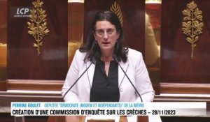 Crèches : "Une commission d'enquête ne ferait que retarder les actions", juge Perrine Goulet