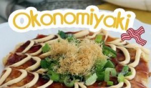 Okonomiyaki - omelette japonaise