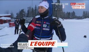 Perrot remplace E. Claude dans le relais - Biathlon - CM (H)