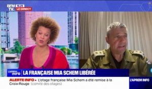 Libération de Mia Schem: "Les deux otages sont saines et sauves", indique Olivier Rafowicz (porte-parole de l'armée israélienne)