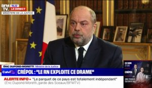 Éric Dupond-Moretti sur la mort de Thomas: "On a besoin de pacifier les choses. On n'a pas besoin de stigmatiser telle ou telle communauté"